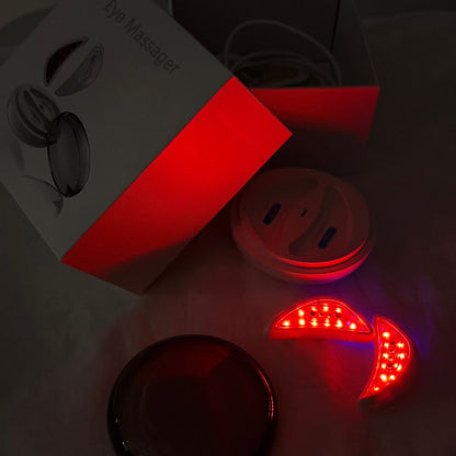 Околоочен масажор с червена LED светлина