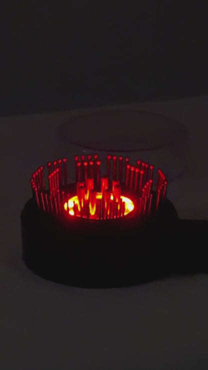 Масажор за скалп с червена LED светлина + 🎁 Възстановяващ  серум за коса Rivana (10 ml)